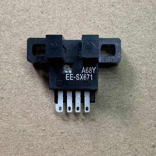 定制U槽型光电开关限位感应器EE-SX670/671R/672P/673/674A/75传感器 EE-SX674A NPN型控制负极 感应时亮指示