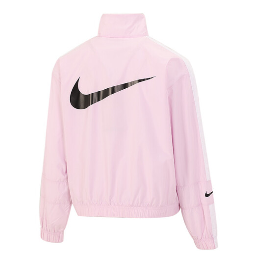 耐克（NIKE）女装夏季新款运动服轻薄遮阳防风皮肤衣跑步训练休闲时尚夹克外套 CZ8801-695/粉色 快干 S