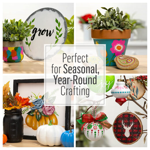 FolkArt Multi-Surface Metallic Pigment Tanzanite 59ml Non-Toxic DIY Paint