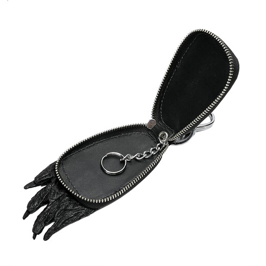 Vitas Glajofu Crocodile en cuir clés sac en cuir authentique simple de voiture simple clés de voiture de taille de carte multifonction sac crocodile Claw Chain Crocodile Belly Key Sac