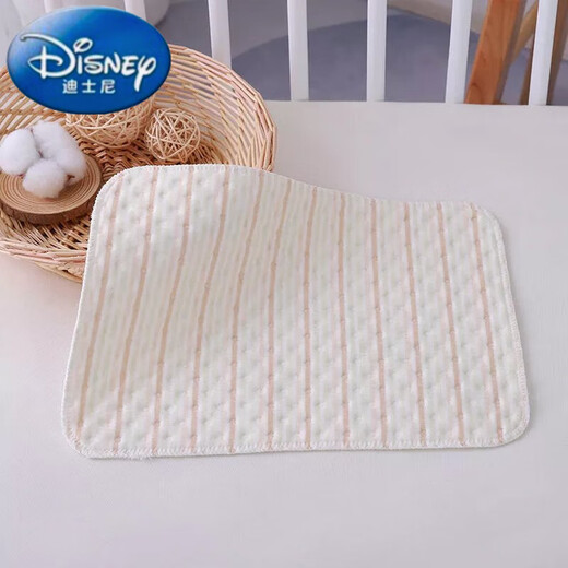 Disney Neugeborene Baby Urin-Trennkissen wasserdicht und atmungsable Farbe Baumwolle Baby Urinpolster kleiner leckdichte Windeln Windeln Bunte Streifen 25*35 Testpaket 1