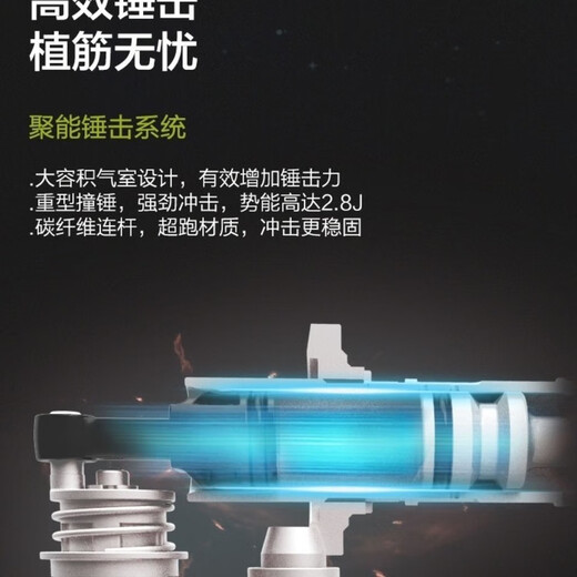 
XMSJWU389 charging hammer 20V brushless lithium battery impact drill dual-purpose electric hammer high-power power tool WU3895.0 dual battery cell + flash charging