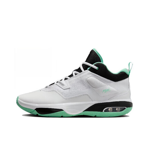 Nike (Nike) Freizeitschuhe Herrenschuhe 2025 Neue Sommersportschuhe Jordan Stay Royale 3 Basketballschuhe FB1396-103 Weiß und Grün 44