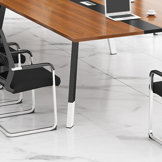 圣黎会议桌长桌洽谈培训桌组职员办公桌 搭配会议椅一把 