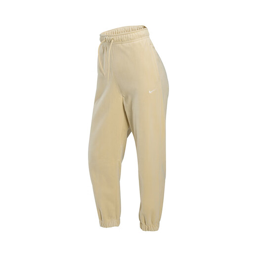 Nike (Nike) pants women's pants 2025 spring new fashion trend comfortable loose breathable casual running training trousers HQ4877-783 Team Gold Fleece M
