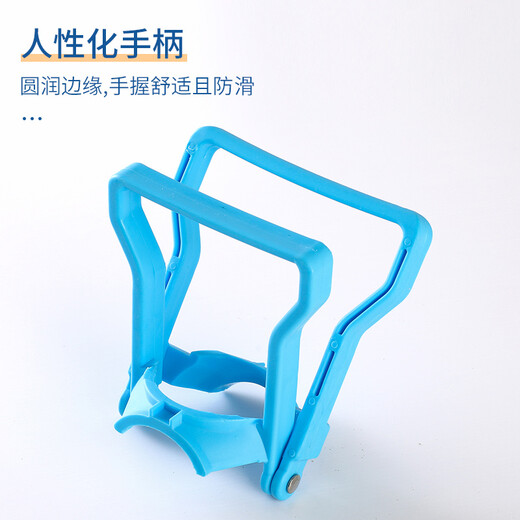 Thickened water lifter barreled water lifter pure water bucket handle handle artifact upstairs household handle labor-saving kitchen security water lift artifact yellow 1