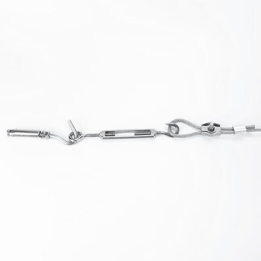 Bingyu 304 stainless steel plastic coated 4mm steel wire rope BH-620 13m steel wire rope + accessories set Jingcang