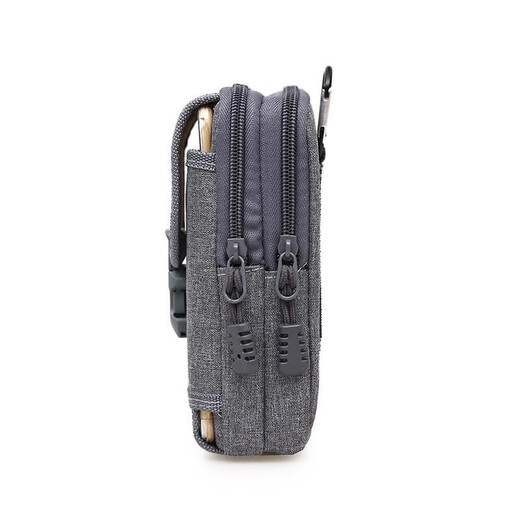 Kingtrip 6.5-inch mobile phone waist bag men's belt mobile phone bag belt waist bag sports tactical waist bag mobile phone bag arm bag light gray