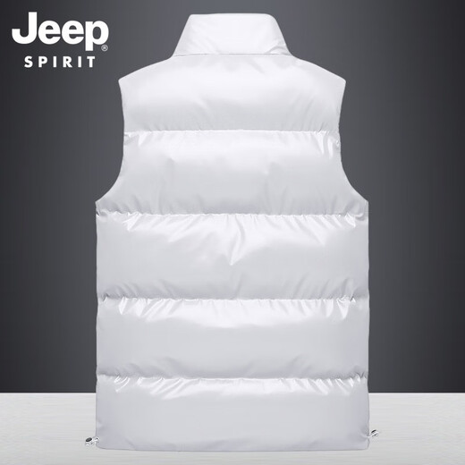 
JEEP SPIRIT vest men's cotton jacket vest men's autumn and winter vest casual thickened warm vest men's cotton jacket outdoor windproof jacket 683 blue L