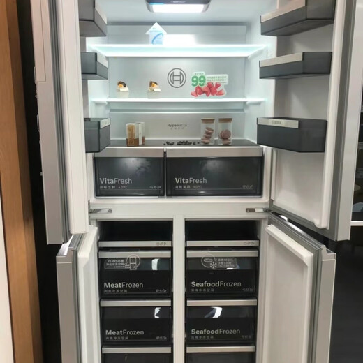 Bosch K6C82AA99C/K6C82VA20C White/K6C82EA98C Refrigerador Ultra-Dino Oxígeno activo K6C82VA20C PELEJO PANEL DE VIDRIO BLANCO Oxígeno Activo 1895*854*666