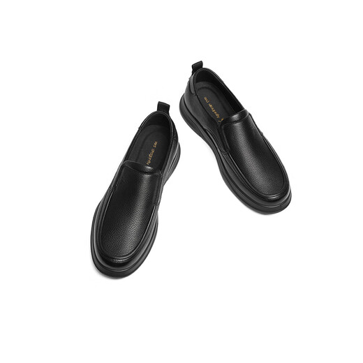 Red Dragonfly Linksmonat Casual Lederschuhe 2025 Frühlings-Herren-Gelegenheitsschuhe mittleren und älteren Schuhe WTA15124 Black 38