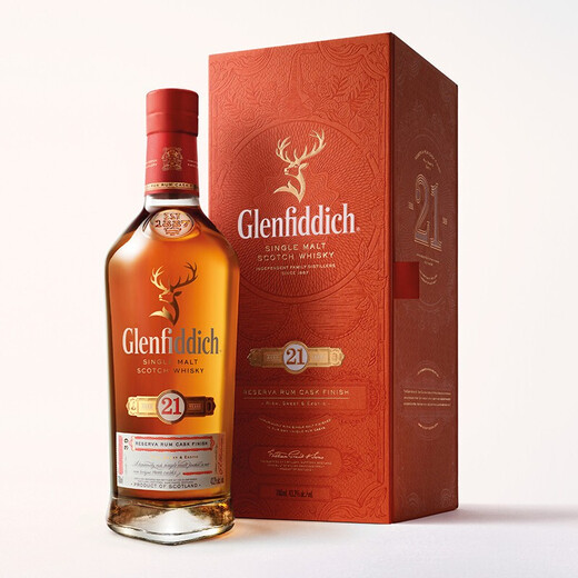 Glenfiddich 21 años Collection Gran Reserva Scotland Single Malt Whisky Wine 700ml