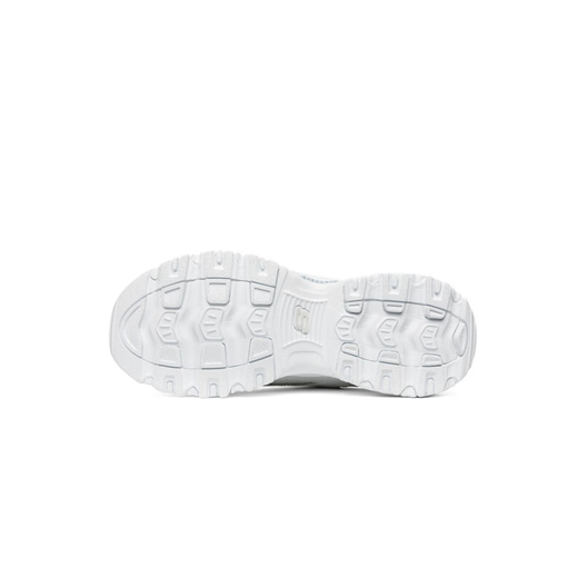 Skechers Classic Retro Diamond Panda Chaussures Casual Shoes Casual's Sole's épaisses petites chaussures blanches 12241 Blanc / Silver / WSL 37