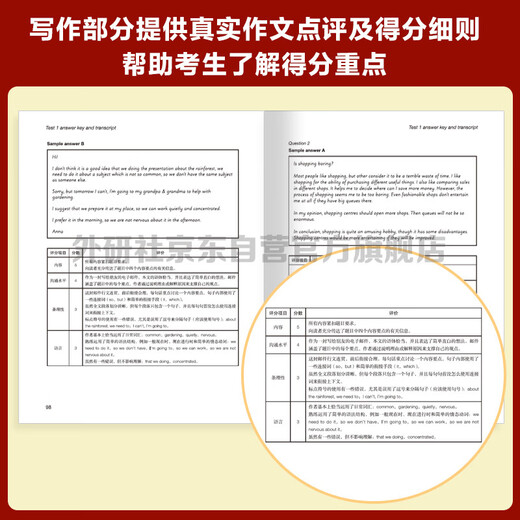 PET new question type official test questions 1 Cambridge General Level 5 Examination, authorized by Cambridge, including answers, ultra-detailed analysis, and examiner's comments (with code scan audio and spoken sample video)