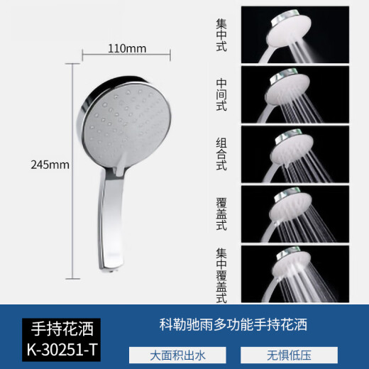 KOHLER shower head handheld shower multi-function shower head K-30251T-CP