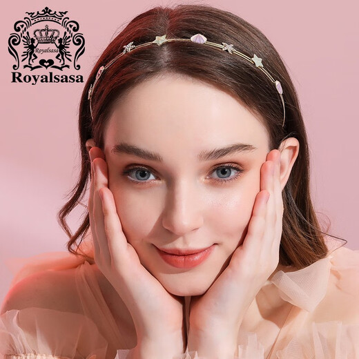 Royal Salsa Headband Women's Fresh Internet Celebrity Starfish Shell Headband Fabric Hair Accessories Hairpin Hairpin Headband Headband