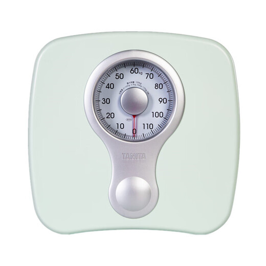 TANITA [official sale] Japanese brand home health scales, human body weighing mechanical pointers, accurate weight scales, small weighing device, no electric spring scale, HA622 green [small tape ruler] poor vision/unsuitable for elderly people