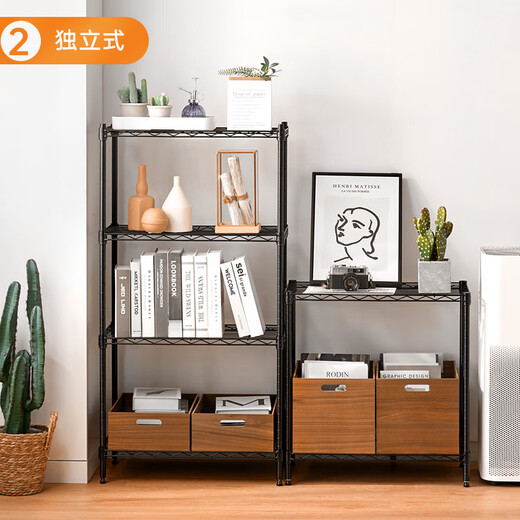 Meizhigao Home Storage Rack Living Room Storage Rack Handicraft Rack Display Rack Storage Rack Bedroom Organizing Rack Six Layers