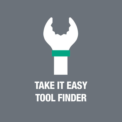 WERA 9731 Foam Lined Tool Set Adapts to 6003 Joker Set 1 Storage/Shockproof