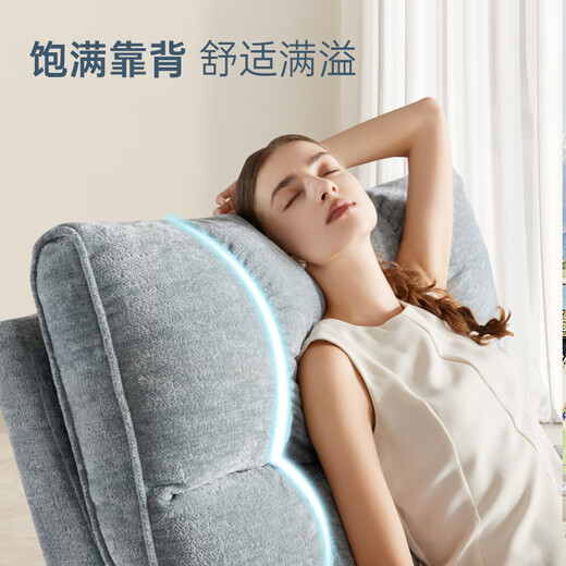 Le Zhibao LAZBOY single sofa living room lazy sofa recliner manual function single chair Polaris Blue-7 days delivery