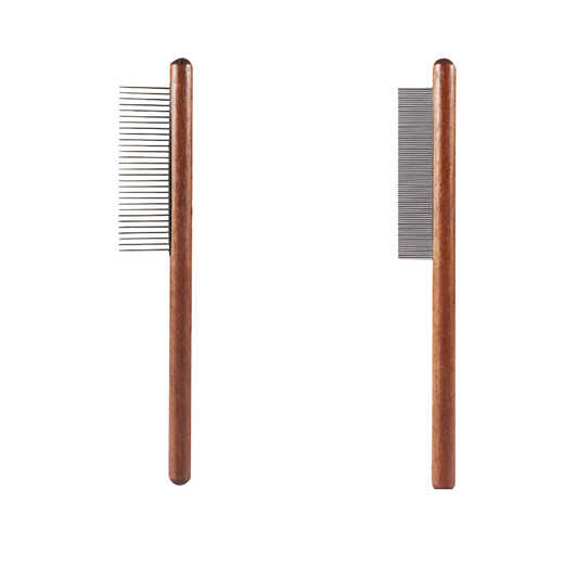 Meng Duxing pet cat and dog comb set pet knot removal floating hair smoothing dense tooth wooden comb stainless steel needle comb