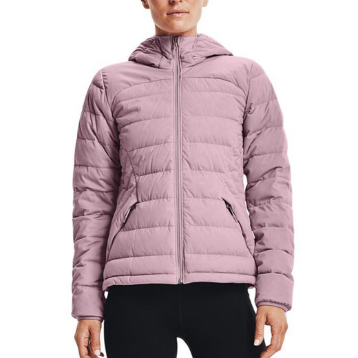 安德玛（Under Armour）官网女装 2024冬季新款户外出行活动保暖干爽舒适运动羽绒服外套 1355833-698 165/84A M