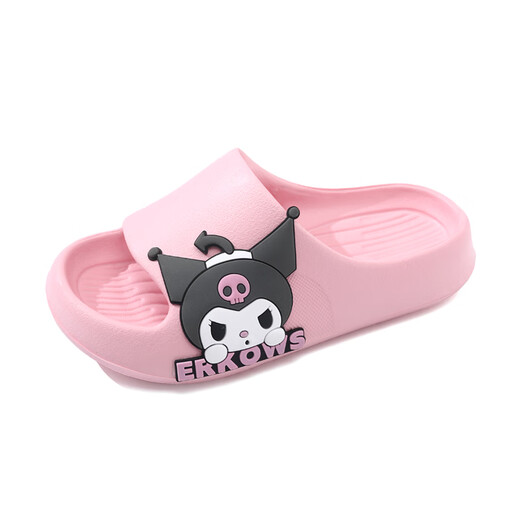 ABC KIDS Children's Slippers Spring and Summer Girls' Indoor Bath Home Kulomi Flip Flops 8601 Pink 30-31
