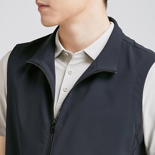 雅戈尔（YOUNGOR）男士背心春夏青年男夹克马夹背心商场同款 藏青 L 175/96A