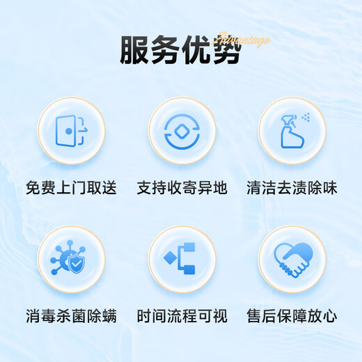 Door-to-door pickup of laundry, laundry service, door-to-door pickup of dry cleaning clothes, door-to-door pickup of down jackets, door-to-door pickup of cotton clothes/down jackets/shirts/coats, dry cleaning, stain removal and ironing, 3 pieces. Please contact customer service to make an appointment for pickup time.