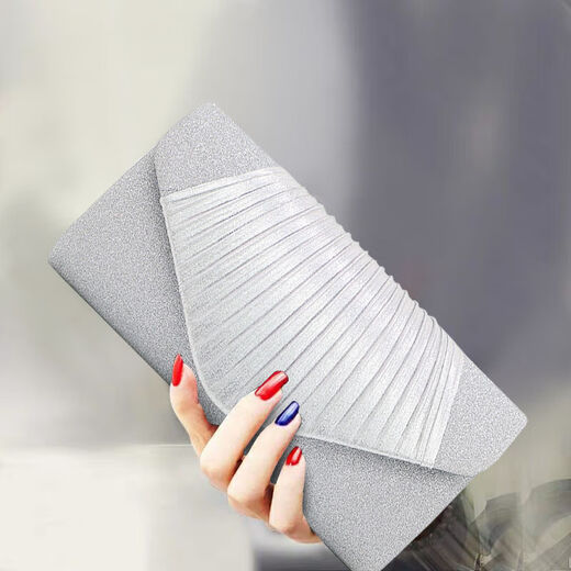 Coole Känguru 2023 Chinesische Valentinstag Fashion Ladies Damen Clutch Kette Kleine Taschen Promi -Bankett mit Cheongsam Kleid Handgrabende Tasche Silber