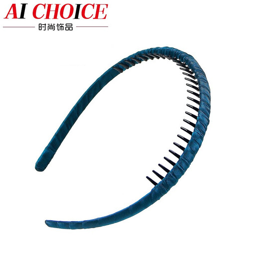 AiChoice headband, Korean version, hand-sewn headband with toothed edges, hair accessories, pressed floral hairpin for women, fashionable dark red