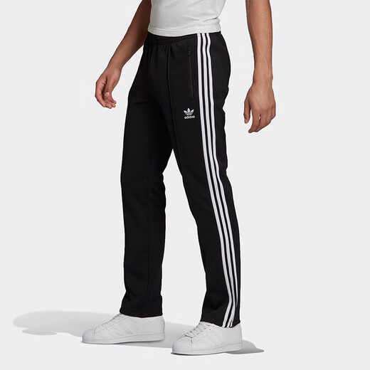 Clover (Adidas)originals 3S TP three stripes casual running retro sports trousers men's black imported from overseas black XS