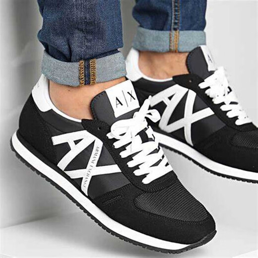 
ARMANI/AX Men's Fashion Lightweight Low Top Sports and Casual Shoes XUX017 XCC68 Multicolor U659 41