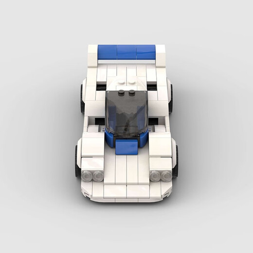 BRETEUIL building block assembly small pellet car adult sports car model ornament children toys plug in car Mazda 757