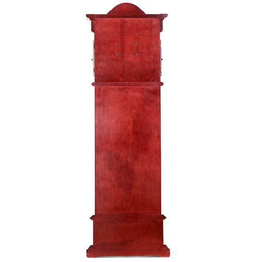 POWER Bawang Machinery Flooring Clock Living Room European and American Old Light Luxury Standing Clock Modern Simple New Chinese Pendulum Clock Eight-Chongqing High-quality Solid Wood 1502MA 8 Gonghong Meimei