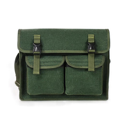 Sailotou construction site canvas bag tool bag thickened wear-resistant bricklayer storage bag construction site carpentry maintenance labor protection multi-functional water No. 40 green medium size 40*13*30CM