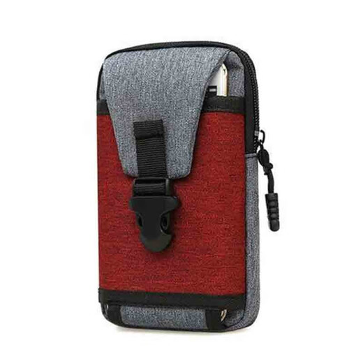 Kingtrip 6.5-inch mobile phone waist bag men's belt mobile phone bag belt waist bag sports tactical waist bag mobile phone bag arm bag light gray