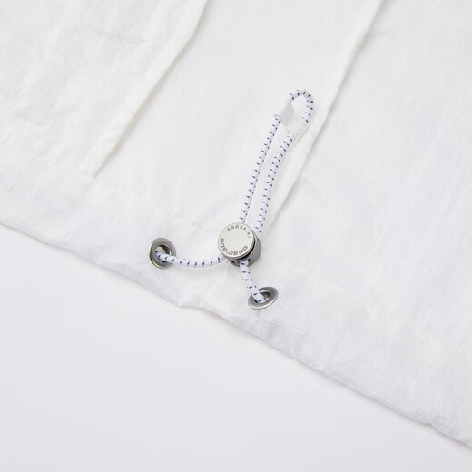 Bosideng (BOSIDENG) sun protection clothing men's summer outdoor fishing clothing anti-UV contrasting stripes wind-feeling wave particles breathable and cool jacket daylight white 8148 M 175/96A