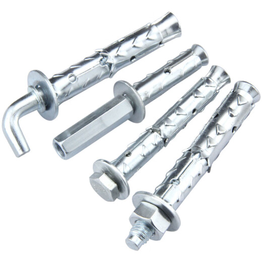 Komplette Sammlung von Piercing -Expansionsschrauben hohl Backsteinschaum Ziegelstein Ziegelstein Ziegelgezerrten Block Expansion Draht Fischschuppen Burst Schwellungen 8*12034 Stücke