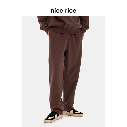 
nice rice good rice r. Series 500G cotton straight casual trousers [same style in the mall] NCQ12027 gray mist blue (500g) L
