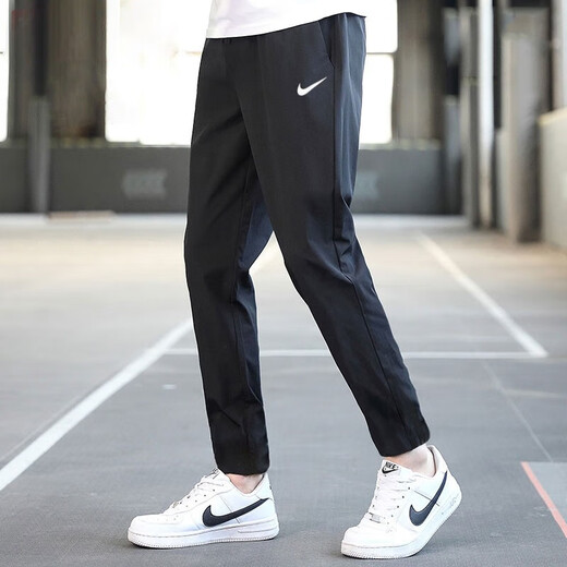 Nike (Nike) Мужские брюки весенние мужские брюки сплетенные спортивные штаны. Слушайте повседневные брюки DM6627-010 DM6627-010 S (165/72A)