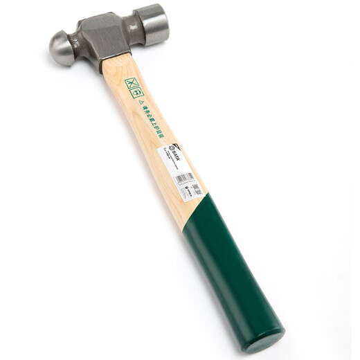 SATA tools fiberglass handle round peen hammer hand hammer iron hammer woodworking 92313 (wooden handle round peen hammer 1.5 pounds)