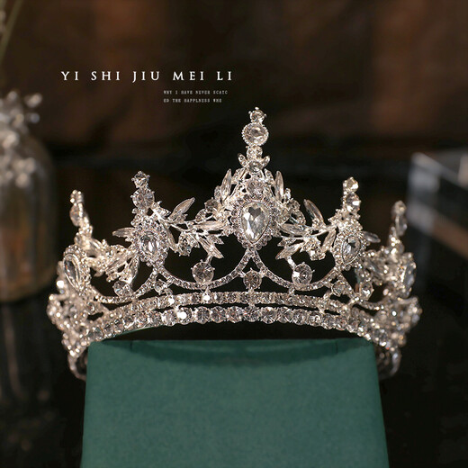 Shibomu Crown Tiara Bridal Wedding Suit Wedding Dress Accessories Super Fairy Hair Accessories 2022 New Birthday Crown Photography Silver Crown