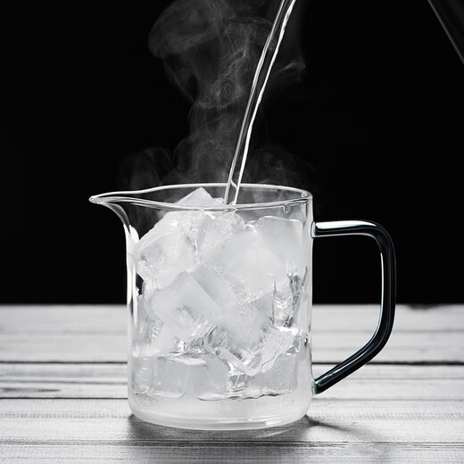 Mesni teacup glass teacup with spout teapot tea water separation cup flower teacup kung fu tea set