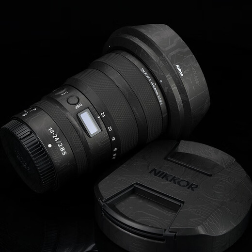美本堂适用于尼康Z14-24F2.8S镜头保护贴膜1424 2.8机身贴纸碳纤维3M 磨砂黑 尼康Z14-24F2.8S