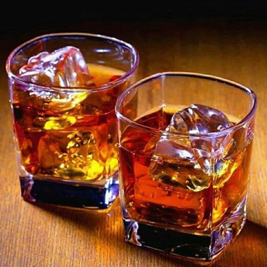 Luminarc Whisky Bier Weinglas Set Quadratweinglas drei oder zwei Weißweinglas Haushaltskristallglas Zwei runde Weinglas 200 ml-13791