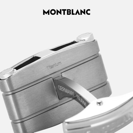 万宝龙MONTBLANC钛金属高质感线条商务袖扣107904男士礼物