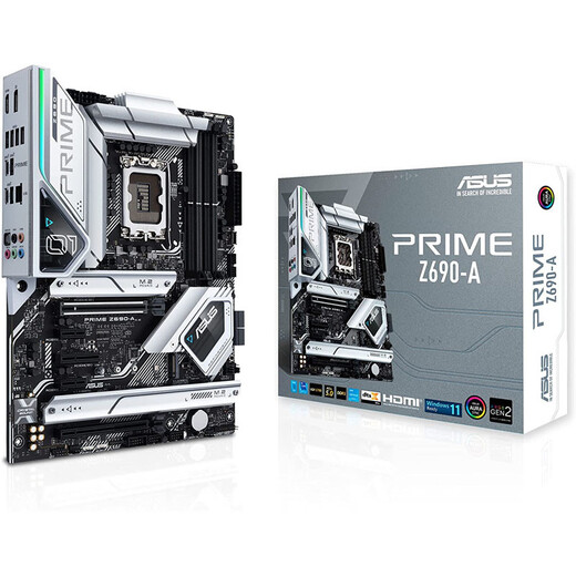 
Asus (ASUS) PRIME Z690-A motherboard AURA RGB lighting effect DDR5 ATX motherboard