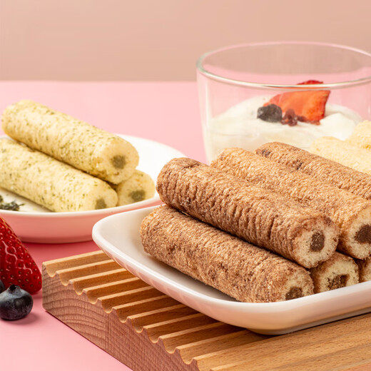 米老头多谷果子480g 蛋黄味巧克力味海苔味三包组合糙米卷粗粮零食