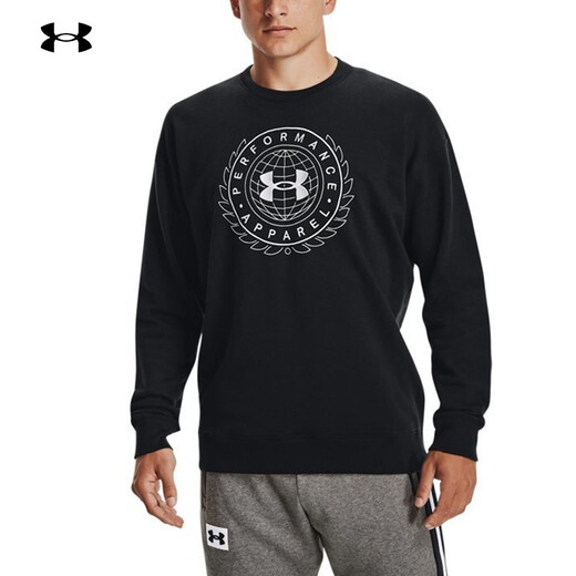 安德玛（UNDERARMOUR） 安德玛UA男装卫衣秋冬新款圆领训练休闲舒适运动套头衫13662 1366298-001 M